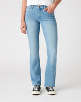 SPODNIE DAMSKIE WRANGLER BOOTCUT DESERT TRAIL W28BZH28U 112128251